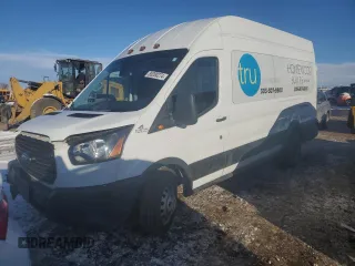 2019 Ford Transit Passenger XL with VIN 1FBVU4XM8KKB86330, listed as a Copart auction lot 85200274 with 153,268 mi miles and Salvage Title. Bid and sale history available at DreamBid. Image 1.