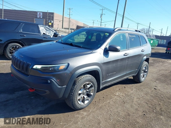2019 Jeep Cherokee Trailhawk with VIN 1C4PJMBX6KD410391, listed as a IAAI auction lot 41821355 with 79,473 mi miles and . Bid and sale history available at DreamBid. Image 18.