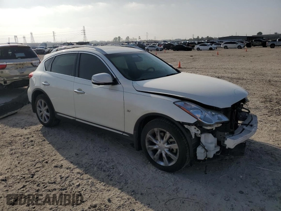 2016 Infiniti QX50 with VIN JN1BJ0RPXGM232164, listed as a Copart auction lot 48797335 with 70,997 mi miles and Salvage Title. Bid and sale history available at carsss.com. Image 4.