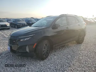 2024 Chevrolet Equinox RS with VIN 3GNAXWEG1RL187622, listed as a Copart auction lot 60702614 with 14,218 mi miles and Salvage title. Bid and sale history available at DreamBid. Image 1.