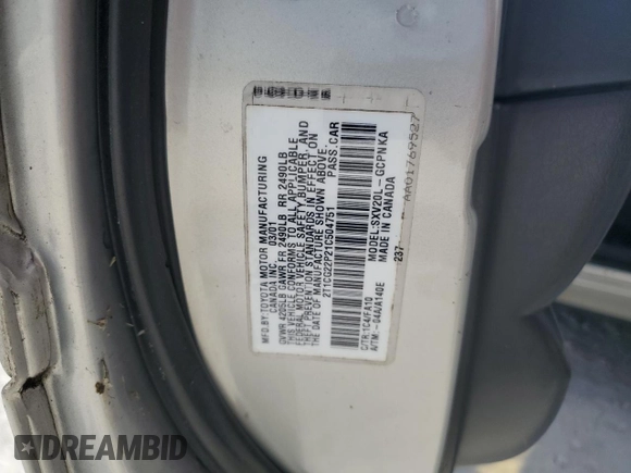 2001 Toyota Solara SE с VIN 2T1CG22P21C504751, выставлен на аукционе Copart как лот 60394485 с пробегом 262 391 миль миль и Чистый • Clean title. История ставок и продаж доступна на DreamBid. Изображение 12.