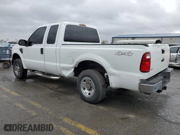 2008 Ford Super Duty F-250 SRW XL with VIN 1FTSX215X8EE43152, listed as a Copart auction lot 51999755 with 153,363 mi miles and Salvage Title. Bid and sale history available at carsss.com. Image 2.