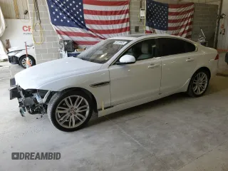 2016 Jaguar XF 35t Prestige with VIN SAJBE4BV6GCY03951, listed as a Copart auction lot 50139605 with 102,721 mi miles and Salvage Title. Bid and sale history available at DreamBid. Image 1.