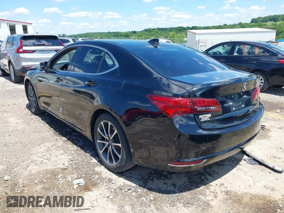 2017 Acura TLX V6 w/Technology Pkg with VIN 19UUB2F57HA001406, listed as a IAAI auction lot 42389634 with 108,657 mi miles and . Bid and sale history available at DreamBid. Image 3.