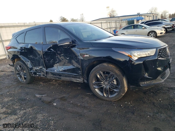 2024 Acura RDX w/A-Spec Package with VIN 5J8TC2H68RL007073, listed as a Copart auction lot 45111955 with 9,991 mi miles and Salvage Title. Bid and sale history available at carsss.com. Image 4.