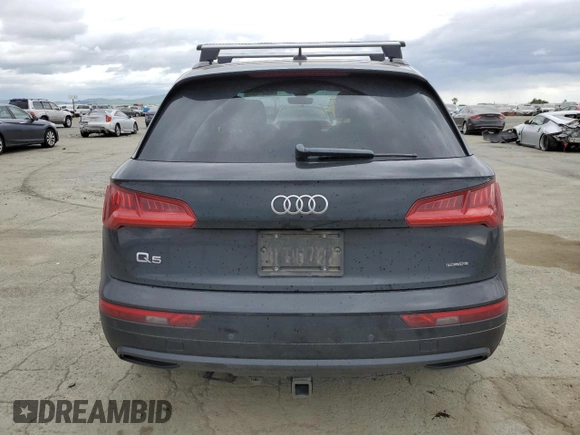 2019 Audi Q5 Premium Plus with VIN WA1BNAFY0K2132416, listed as a Copart auction lot 48697485 with 88,717 mi miles and Salvage Title. Bid and sale history available at carsss.com. Image 6.