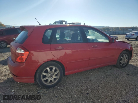 2005 Kia Spectra with VIN KNAFE161455146328, listed as a Copart auction lot 77605534 with 110,605 mi miles and Salvage Title. Bid and sale history available at DreamBid. Image 3.