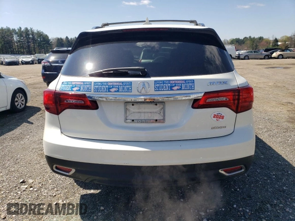 2016 Acura MDX w/Tech/Entertainment with VIN 5FRYD4H68GB006615, listed as a Copart auction lot 52557325 with 77,448 mi miles and Salvage Title. Bid and sale history available at carsss.com. Image 6.