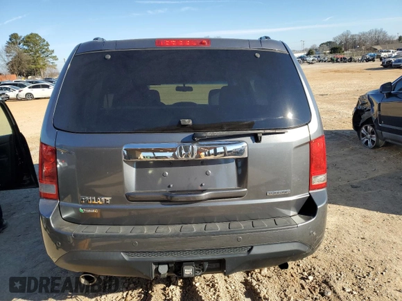 2012 Honda Pilot Touring with VIN 5FNYF3H90CB036699, listed as a Copart auction lot 45858635 with 161,132 mi miles and Salvage Title. Bid and sale history available at carsss.com. Image 6.