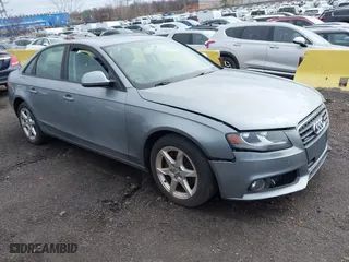 2009 Audi A4 2.0T Prem with VIN WAULF78K29N034156, listed as a IAAI auction lot 41713454 with 118,780 mi miles. Bid and sale history available at carsss.com. Image 1.