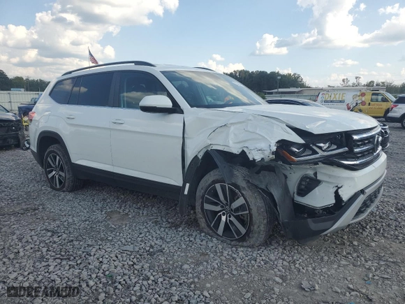 2022 Volkswagen Atlas 2.0T SE with VIN 1V2DP2CA5NC550196, listed as a Copart auction lot 72036934 with 66,495 mi miles and Salvage Title. Bid and sale history available at carsss.com. Image 4.