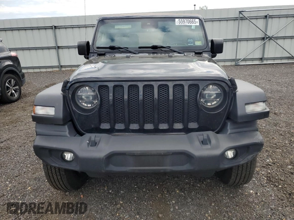 2020 Jeep Wrangler Unlimited Sport с VIN 1C4HJXDG5LW238170, выставлен на аукционе Copart как лот 55970665 с пробегом 91 713 миль миль и Списание • Salvage title. История ставок и продаж доступна на DreamBid. Изображение 5.