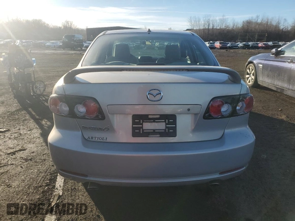 2007 Mazda 6 i Touring with VIN 1YVHP80C075M38497, listed as a Copart auction lot 42969575 with 234,505 mi miles and Salvage Title. Bid and sale history available at DreamBid. Image 6.