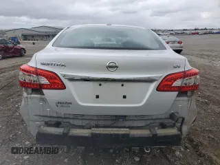 2015 Nissan Sentra SV with VIN 3N1AB7AP1FL672585, listed as a Copart auction lot 49701465 with 116,863 mi miles and Salvage Title. Bid and sale history available at DreamBid. Image 6.