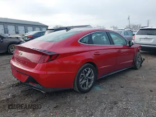 2020 Hyundai Sonata SEL z VIN 5NPEF4JAXLH001201, wystawiony jako IAAI lot #41984667 z przebiegiem 49 012 mil mil oraz . Historia ofert i sprzedaży dostępna na DreamBid. Obrazek 4.