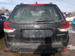 2019 Subaru Forester with VIN JF2SKACC0KH497992, listed as a Copart auction lot 46787385 with 96,839 mi miles and Salvage Title. Bid and sale history available at carsss.com. Image 6.