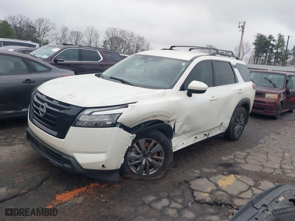 2024 Nissan Pathfinder SV with VIN 5N1DR3BA0RC223693, listed as a IAAI auction lot 41630868 with 12,742 mi miles. Bid and sale history available at carsss.com. Image 17.