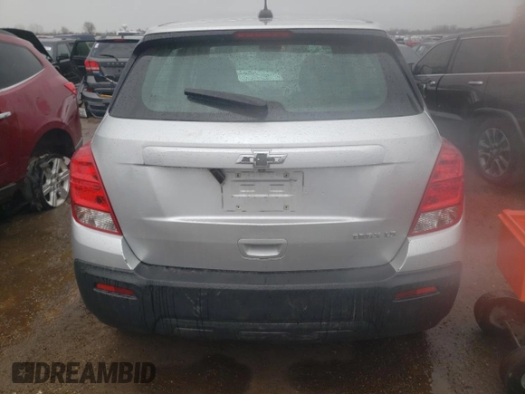 2015 Chevrolet Trax LS with VIN KL7CJKSB8FB093767, listed as a Copart auction lot 73109284 with 182,582 mi miles and Salvage Title. Bid and sale history available at carsss.com. Image 6.
