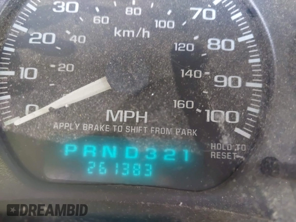2002 Chevrolet Tahoe LS with VIN 1GNEC13Z12R249412, listed as a IAAI auction lot 42658863 with 261,383 mi miles and . Bid and sale history available at DreamBid. Image 7.