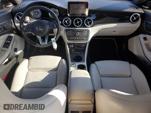2016 Mercedes-Benz CLA 250 with VIN WDDSJ4EB8GN348641, listed as a Copart auction lot 82454983 with 136,777 mi miles and . Bid and sale history available at DreamBid. Image 8.