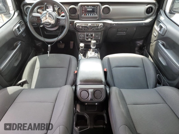 2023 Jeep Gladiator Sport S with VIN 1C6HJTAG9PL525183, listed as a Copart auction lot 54556735 with 13,805 mi miles and Salvage title. Bid and sale history available at DreamBid. Image 8.