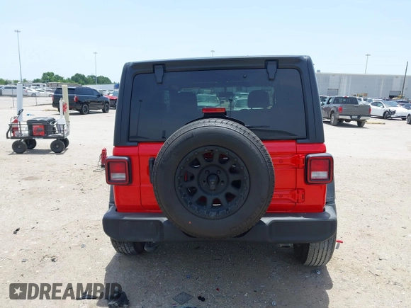 2022 Jeep Wrangler Sport with VIN 1C4GJXAG3NW195967, listed as a IAAI auction lot 42265207 with 41,220 mi miles and . Bid and sale history available at DreamBid. Image 16.