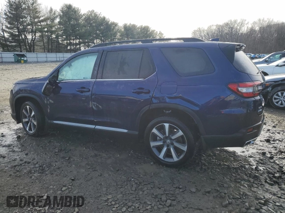 2025 Honda Pilot Elite z VIN 5FNYG1H80SB018274, wystawiony jako Copart lot #44244675 z przebiegiem Nie podano mil oraz Szkoda całkowita • Salvage title. Historia ofert i sprzedaży dostępna na DreamBid. Obrazek 2.