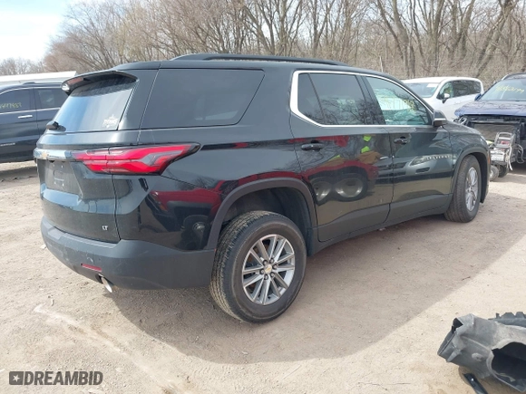 2022 Chevrolet Traverse LT Cloth with VIN 1GNEVGKW3NJ141333, listed as a IAAI auction lot 41771918 with 56,179 mi miles. Bid and sale history available at carsss.com. Image 4.
