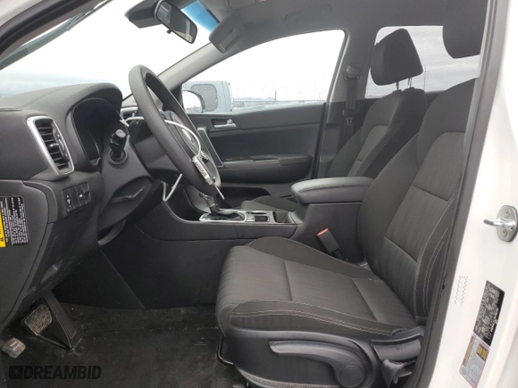 2022 Kia Sportage LX with VIN KNDPMCAC3N7965592, listed as a Copart auction lot 84891864 with 25,259 mi miles and Salvage Title. Bid and sale history available at carsss.com. Image 7.