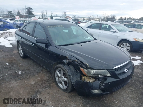2006 Hyundai Sonata GLS with VIN 5NPEU46F06H084328, listed as a IAAI auction lot 41305028 with 503,115 mi miles and . Bid and sale history available at DreamBid. Image 1.