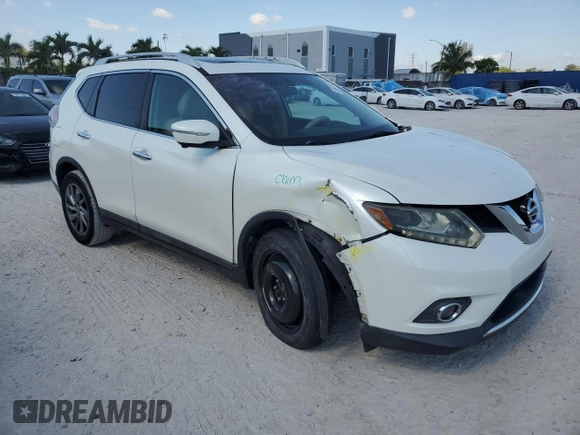 2015 Nissan Rogue SL z VIN 5N1AT2MV8FC824389, wystawiony jako Copart lot #58224165 z przebiegiem 96 545 mil mil oraz Szkoda całkowita • Salvage title. Historia ofert i sprzedaży dostępna na DreamBid. Obrazek 4.