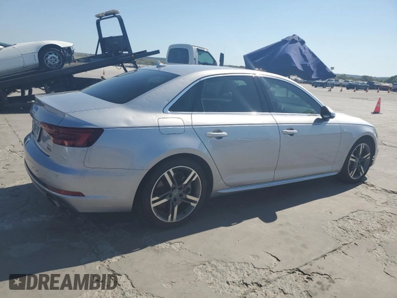 2018 Audi A4 Prestige z VIN WAUFNAF46JA062345, wystawiony jako Copart lot #77911644 z przebiegiem 80 465 mil mil oraz Czysty tytuł • Clean title. Historia ofert i sprzedaży dostępna na DreamBid. Obrazek 3.