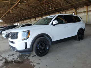 2022 Kia Telluride SX with VIN 5XYP5DHC4NG289407, listed as a Copart auction lot 52576465 with 27,139 mi miles and Salvage Title. Bid and sale history available at DreamBid. Image 1.