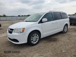 2014 Dodge Grand Caravan SXT z VIN 2C4RDGCG0ER361898, wystawiony jako Copart lot #59314725 z przebiegiem 134 867 mil mil oraz Czysty tytuł • Clean title. Historia ofert i sprzedaży dostępna na DreamBid. Obrazek 1.