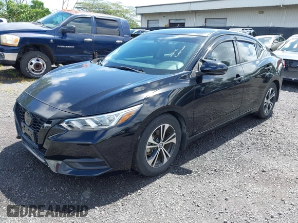 2020 Nissan Sentra SV with VIN 3N1AB8CV6LY215500, listed as a IAAI auction lot 41778106 with 24,981 mi miles and . Bid and sale history available at DreamBid. Image 19.