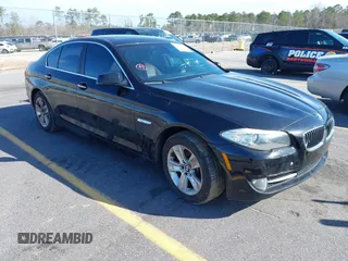 2012 BMW 5 Series 528i with VIN WBAXG5C53CDW66455, listed as a IAAI auction lot 41749708 with 178,595 mi miles. Bid and sale history available at carsss.com. Image 1.