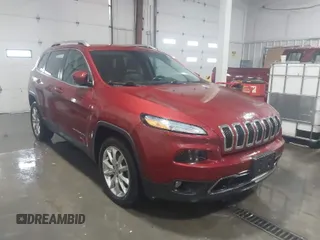 2015 Jeep Cherokee Limited with VIN 1C4PJLDS0FW585595, listed as a IAAI auction lot 41371621 with 102,108 mi miles and . Bid and sale history available at DreamBid. Image 1.