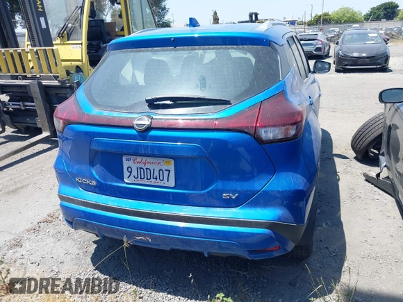 2023 Nissan Kicks SV with VIN 3N1CP5CV9PL553453, listed as a IAAI auction lot 42185119 with 20,677 mi miles and . Bid and sale history available at DreamBid. Image 17.
