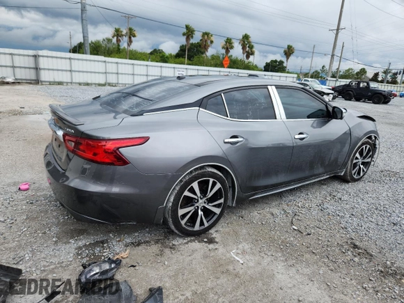 2017 Nissan Maxima SR with VIN 1N4AA6AP3HC363716, listed as a Copart auction lot 58926125 with 74,835 mi miles and Salvage title. Bid and sale history available at DreamBid. Image 3.