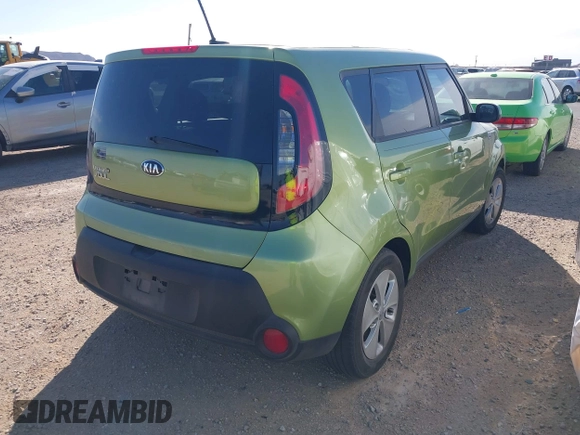 2016 Kia Soul with VIN KNDJN2A26G7834597, listed as a IAAI auction lot 42015671 with 90,094 mi miles. Bid and sale history available at carsss.com. Image 4.