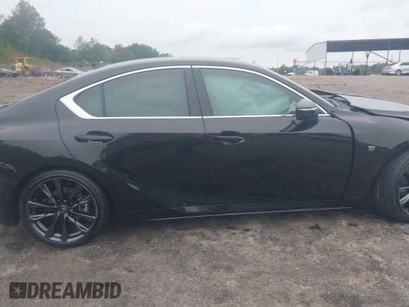 2025 Lexus IS 350 F Sport with VIN JTHBZ1B24S5084184, listed as a IAAI auction lot 42222378 with 2,114 mi miles and . Bid and sale history available at DreamBid. Image 14.