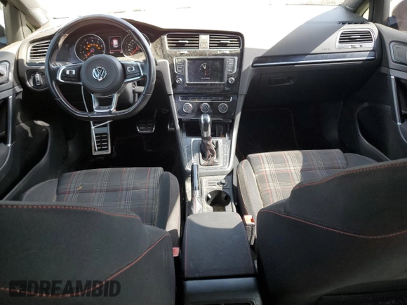 2017 Volkswagen Golf GTI S with VIN 3VW4T7AU6HM033285, listed as a Copart auction lot 77129054 with 55,781 mi miles and Salvage Title. Bid and sale history available at carsss.com. Image 8.