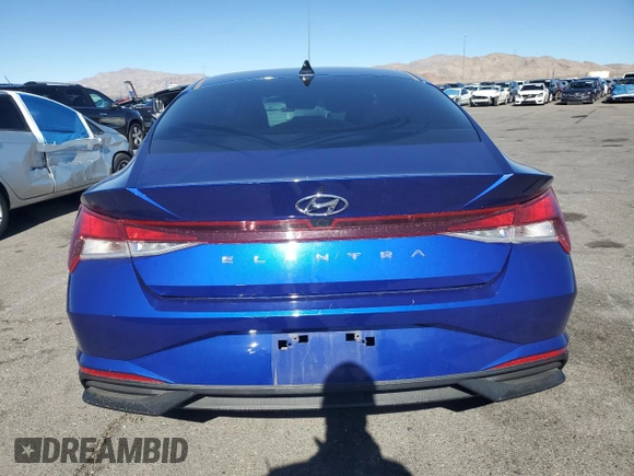 2023 Hyundai Elantra SEL with VIN KMHLS4AG3PU496730, listed as a Copart auction lot 45937035 with 40,453 mi miles and Salvage Title. Bid and sale history available at DreamBid. Image 6.