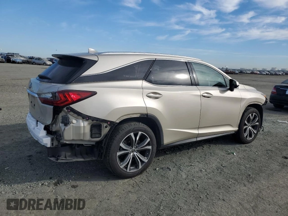 2019 Lexus RX 350L Premium with VIN JTJDZKCA3K2020772, listed as a Copart auction lot 47033295 with 76,679 mi miles and Salvage title. Bid and sale history available at DreamBid. Image 3.