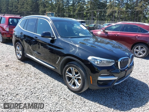 2020 BMW X3 xDrive30i with VIN 5UXTY5C02LLT36913, listed as a IAAI auction lot 42163966 with 90,792 mi miles and . Bid and sale history available at DreamBid. Image 1.
