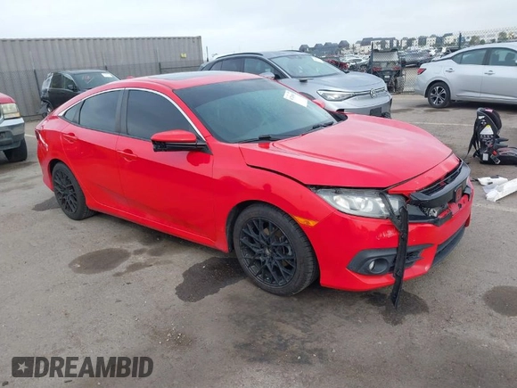 2017 Honda Civic Sedan EX-T with VIN 2HGFC1F38HH646372, listed as a IAAI auction lot 41726045 with 122,423 mi miles. Bid and sale history available at carsss.com. Image 1.