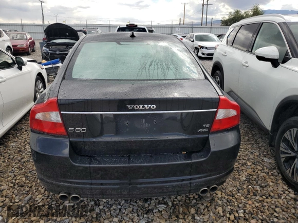 2008 Volvo S80 3.0L Turbo with VIN YV1AH992781075185, listed as a Copart auction lot 69894094 with 175,768 mi miles and Salvage Title. Bid and sale history available at DreamBid. Image 6.