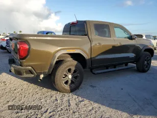 2023 GMC Canyon 4WD Elevation with VIN 1GTP6BEK6P1174954, listed as a Copart auction lot 76607754 with 0 mi miles and Salvage Title. Bid and sale history available at carsss.com. Image 3.
