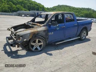2018 Ram 1500 Express with VIN 3C6RR7KG3JG198447, listed as a Copart auction lot 58892245 with Not provided miles and Salvage title. Bid and sale history available at DreamBid. Image 1.