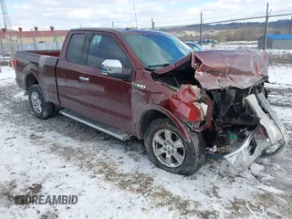 2015 Ford F-150 XLT with VIN 1FTFX1EF4FFA78537, listed as a IAAI auction lot 41417613 with 190,000 mi miles. Bid and sale history available at carsss.com. Image 1.